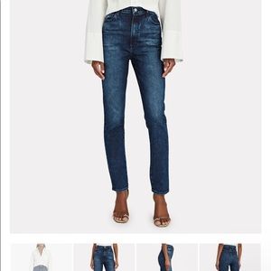 J Brand 1212 runway high rise slim straight jeans